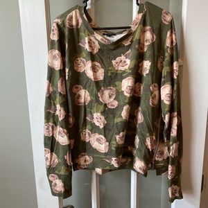 Stella & Dot camp rose sweatshirt